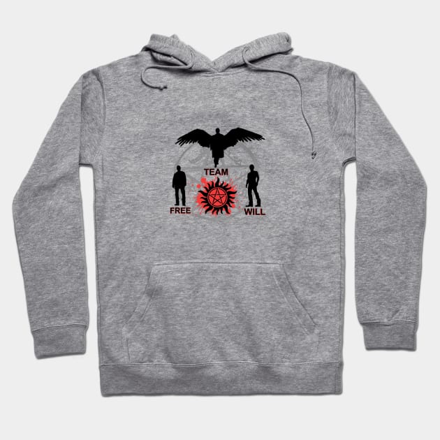 Team Free Will :) Hoodie by Winchestered